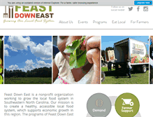 Tablet Screenshot of feastdowneast.org